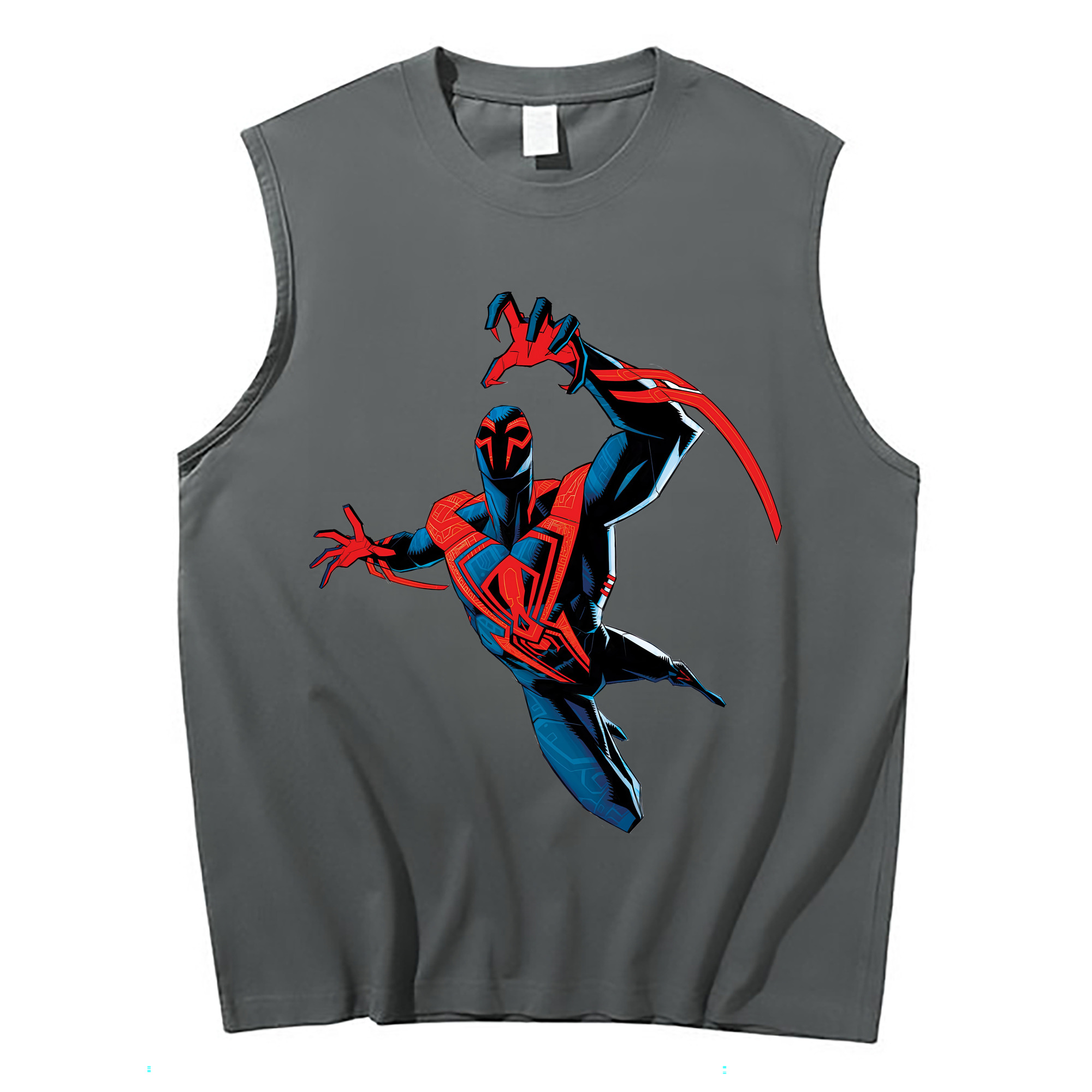 （画像用） Spider Man スパイダーマン コットン100％タンクトップ（フロントプリント）